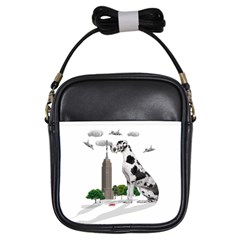 Great Dane Girls Sling Bags by Valentinaart