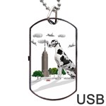 Great Dane Dog Tag USB Flash (One Side) Front