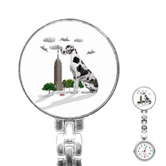 Great Dane Stainless Steel Nurses Watch by Valentinaart