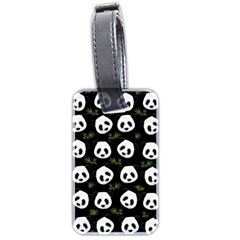 Panda Pattern Luggage Tags (two Sides) by Valentinaart