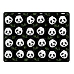 Panda pattern Double Sided Fleece Blanket (Small)  45 x34  Blanket Front