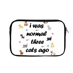 I Was Normal Three Cats Ago Apple Macbook Pro 13  Zipper Case by Valentinaart