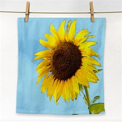 Sunflower Face Towel by Valentinaart