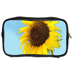 Sunflower Toiletries Bags by Valentinaart