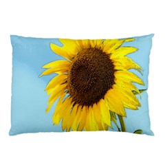 Sunflower Pillow Case (two Sides) by Valentinaart