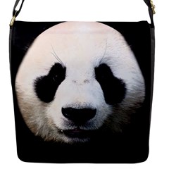 Panda Face Flap Messenger Bag (s) by Valentinaart