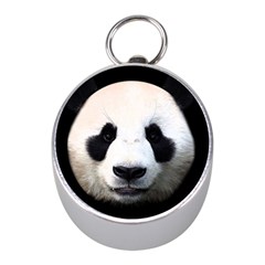 Panda Face Mini Silver Compasses