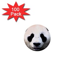 Panda Face 1  Mini Buttons (100 Pack)  by Valentinaart