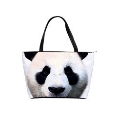 Panda Face Shoulder Handbags by Valentinaart