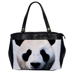 Panda Face Office Handbags by Valentinaart