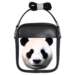 Panda Face Girls Sling Bags by Valentinaart