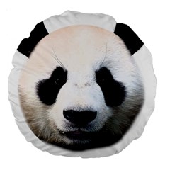 Panda Face Large 18  Premium Round Cushions