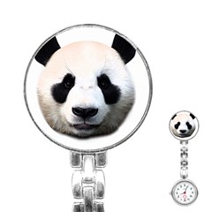 Panda Face Stainless Steel Nurses Watch