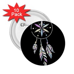 Dreamcatcher  2 25  Buttons (10 Pack)  by Valentinaart