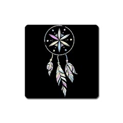 Dreamcatcher  Square Magnet by Valentinaart