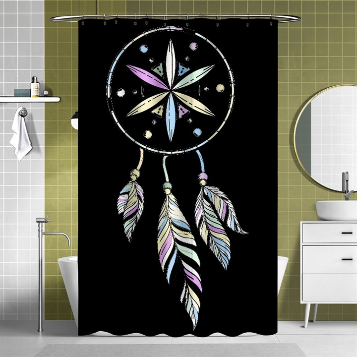 Dreamcatcher  Shower Curtain 48  x 72  (Small) 