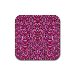 Fantasy Magnolia Tree In A Fantasy Landscape Rubber Coaster (square)  by pepitasart