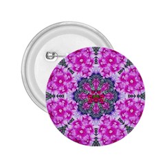 Fantasy Cherry Flower Mandala Pop Art 2 25  Buttons by pepitasart