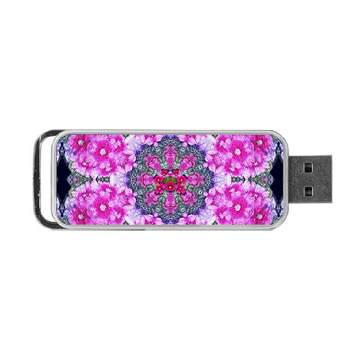 Fantasy Cherry Flower Mandala Pop Art Portable USB Flash (Two Sides)