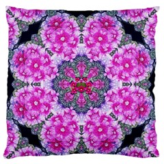 Fantasy Cherry Flower Mandala Pop Art Standard Flano Cushion Case (one Side) by pepitasart