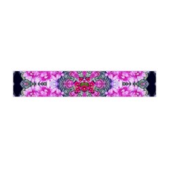 Fantasy Cherry Flower Mandala Pop Art Flano Scarf (mini) by pepitasart