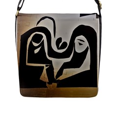 With Love Flap Messenger Bag (l)  by MRTACPANS