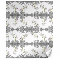 Floral Collage Pattern Canvas 16  X 20   by dflcprints