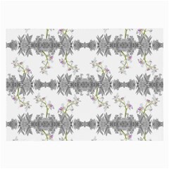 Floral Collage Pattern Large Glasses Cloth by dflcprints