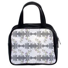 Floral Collage Pattern Classic Handbags (2 Sides) by dflcprints