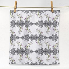 Floral Collage Pattern Face Towel by dflcprints