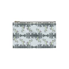 Floral Collage Pattern Cosmetic Bag (small)  by dflcprints