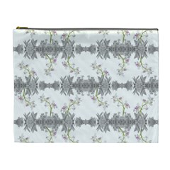 Floral Collage Pattern Cosmetic Bag (xl) by dflcprints