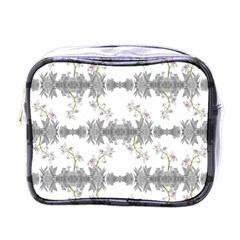 Floral Collage Pattern Mini Toiletries Bags by dflcprints