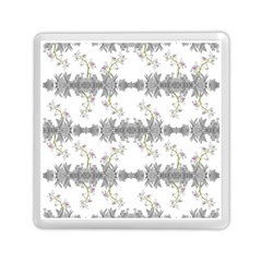 Floral Collage Pattern Memory Card Reader (square)  by dflcprints