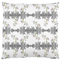 Floral Collage Pattern Large Cushion Case (one Side) by dflcprints