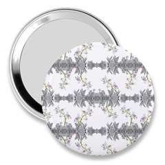 Floral Collage Pattern 3  Handbag Mirrors by dflcprints