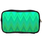 Zig Zag Chevron Classic Pattern Toiletries Bags Front