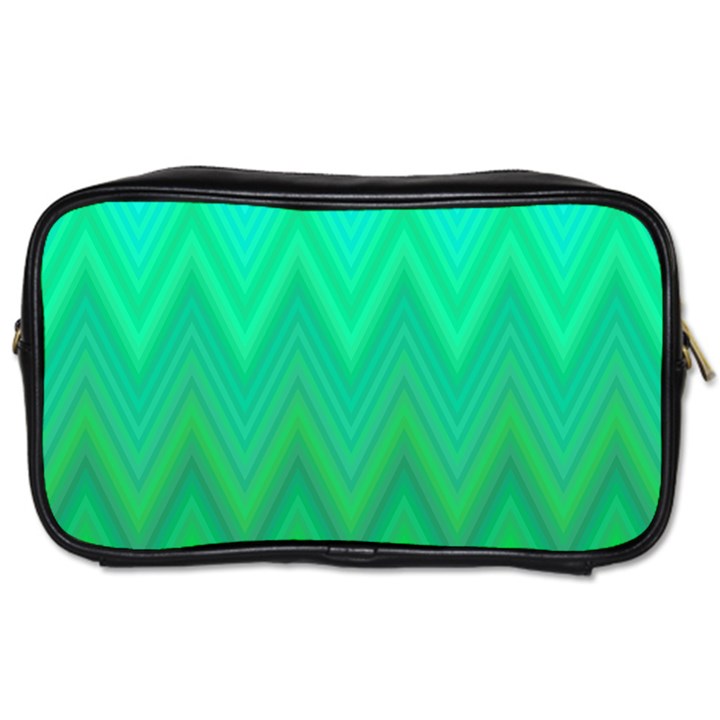 Zig Zag Chevron Classic Pattern Toiletries Bags