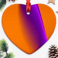 Lines Network The Ribbon Red Ornament (heart) by Nexatart