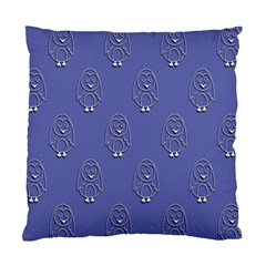 Owl Pattern Wallpaper Vector Standard Cushion Case (one Side) by Nexatart