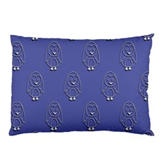 Owl Pattern Wallpaper Vector Pillow Case (two Sides) by Nexatart