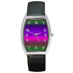 Ombre Barrel Style Metal Watch