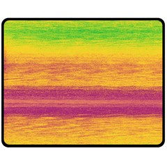 Ombre Double Sided Fleece Blanket (medium)  by ValentinaDesign