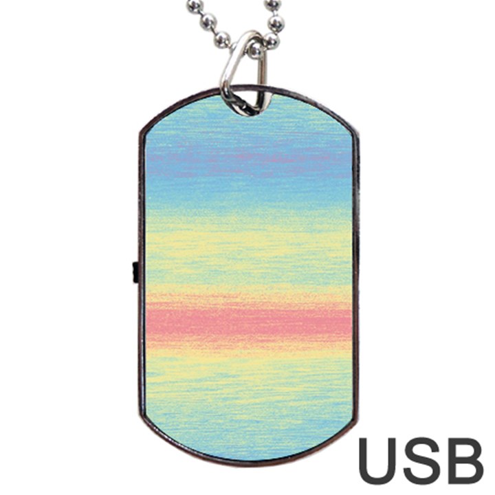 Ombre Dog Tag USB Flash (One Side)