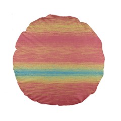 Ombre Standard 15  Premium Round Cushions by ValentinaDesign