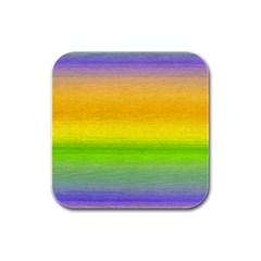 Ombre Rubber Square Coaster (4 Pack)  by ValentinaDesign