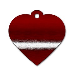 Ombre Dog Tag Heart (one Side) by ValentinaDesign