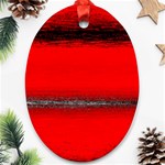 Ombre Oval Ornament (Two Sides) Back