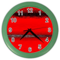 Ombre Color Wall Clocks