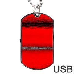 Ombre Dog Tag USB Flash (One Side)